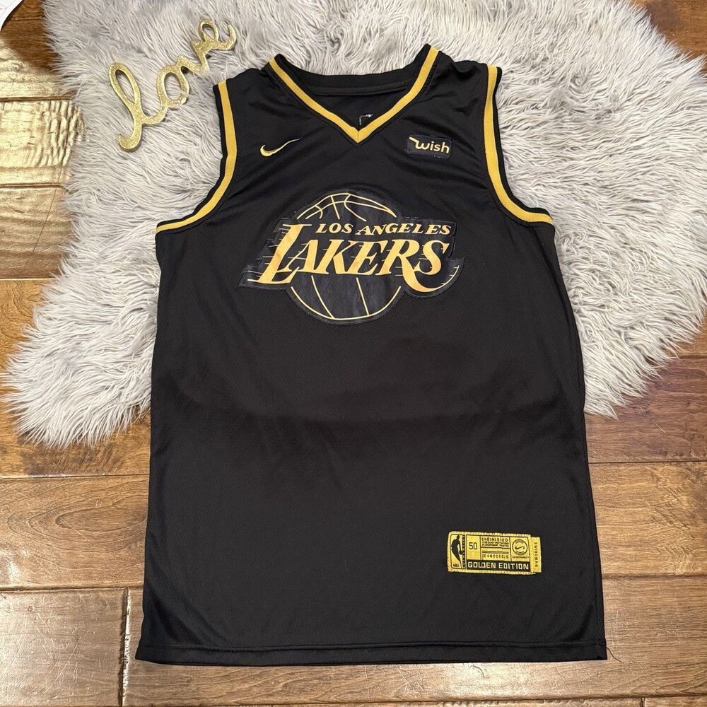 Nike NBA LA Lakers Kobe Bryant Swingman Golden Edition Jersey Size 50